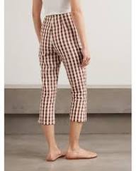 Valeria Capri Pant - Brown Multi