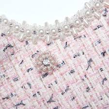 Bouclé PEARL MINI DRESS - Pink