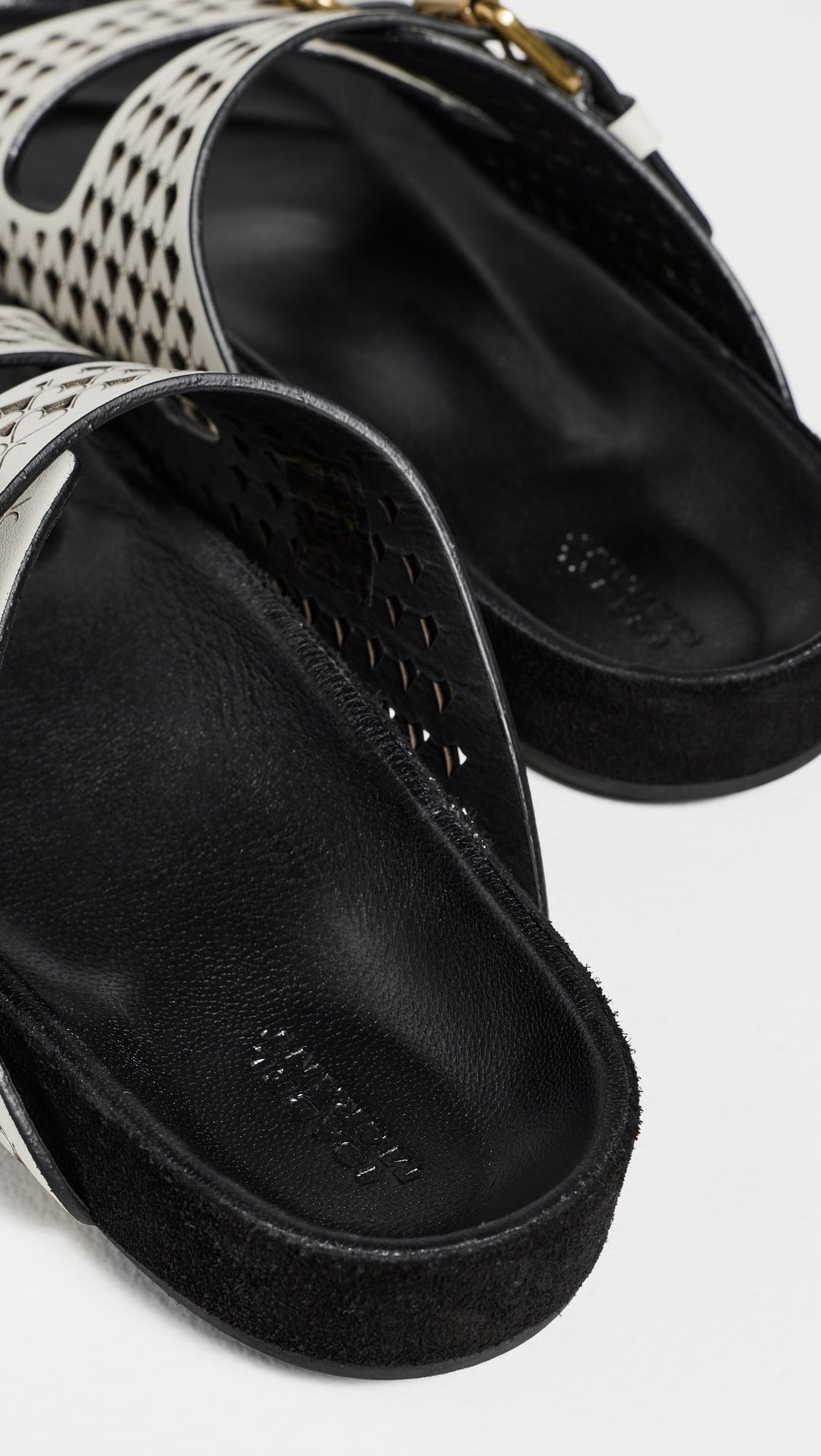 Lennyo Sandals - White/Black