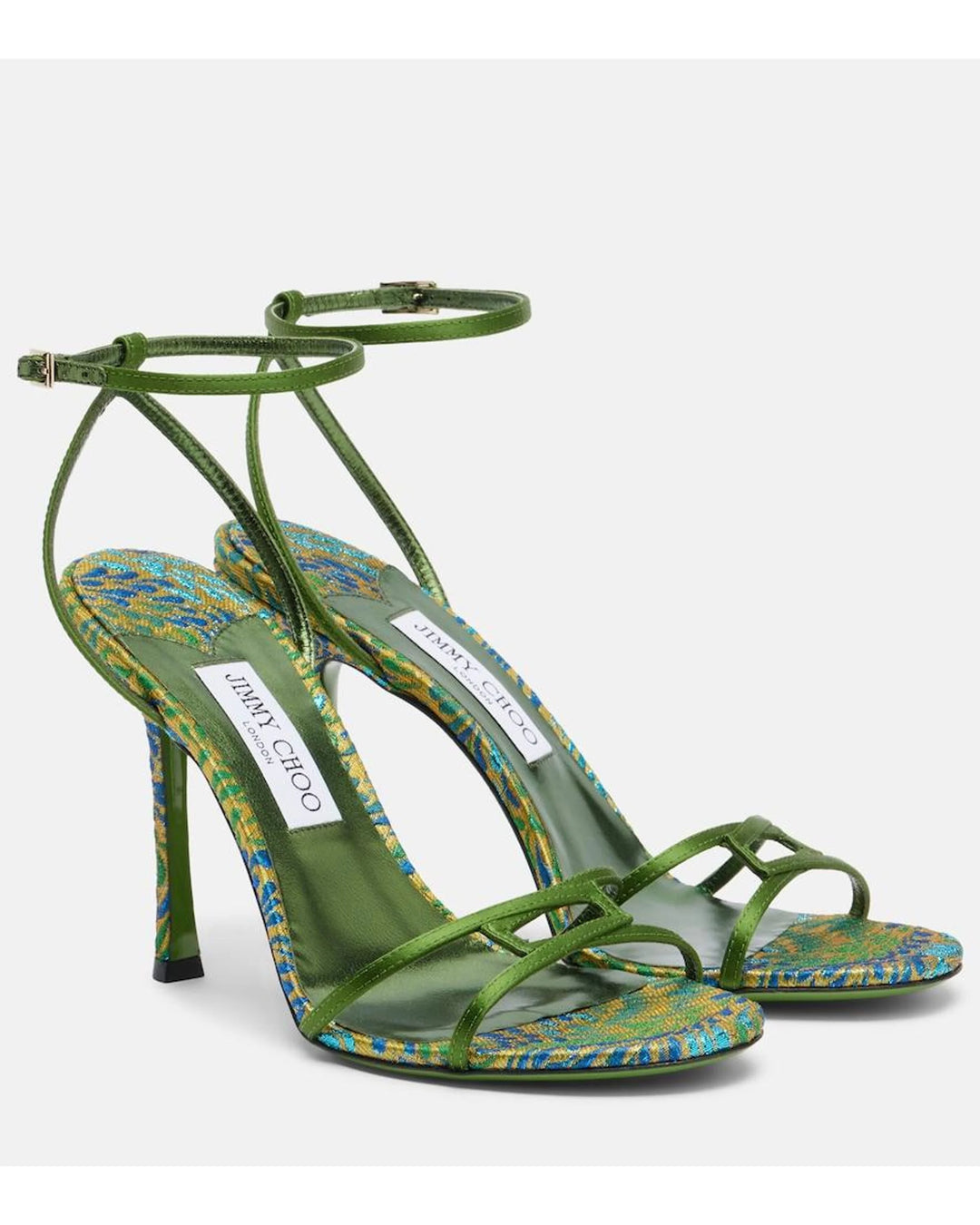 1998 Leo 100 Brocade Sandal - Medium Green