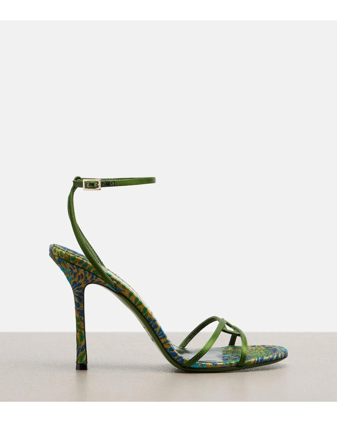 1998 Leo 100 Brocade Sandal - Medium Green