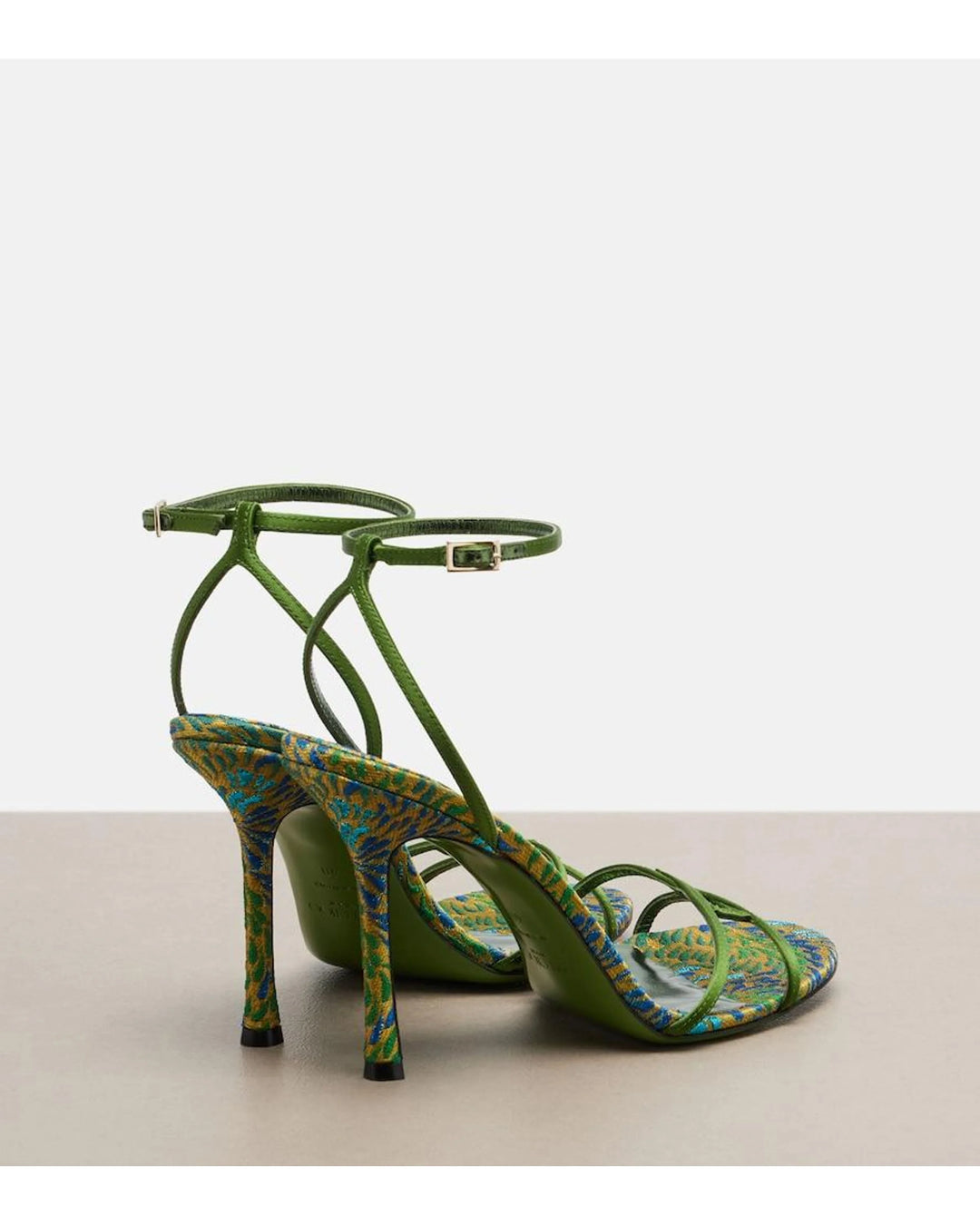 1998 Leo 100 Brocade Sandal - Medium Green