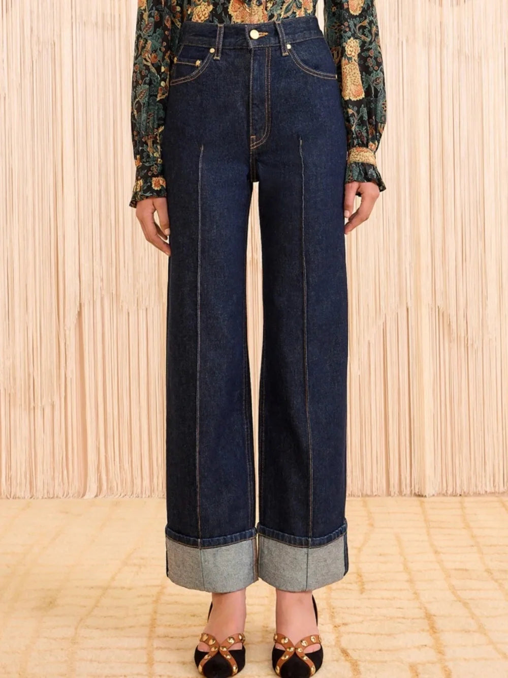 The Stretch Genevieve Jean - Dark Wash