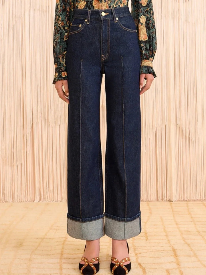 The Stretch Genevieve Jean - Dark Wash