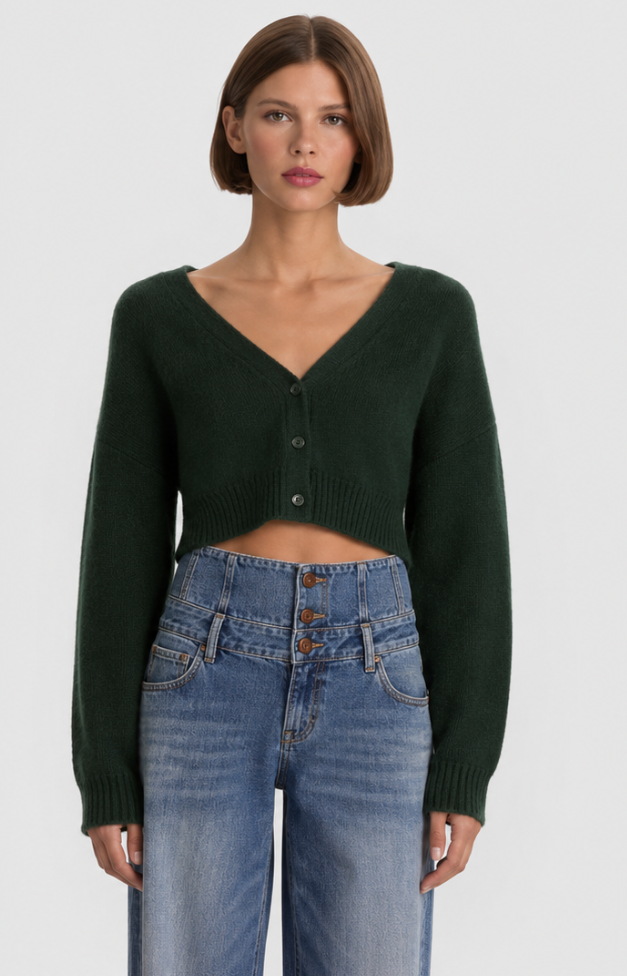 Maureen Cardigan - Dark Green
