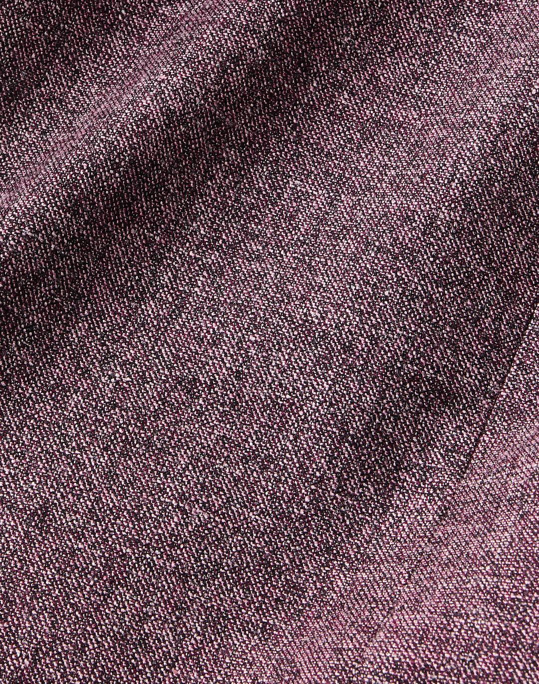 Wool Mouliné Gates Straight Pant - Mulberry Multi