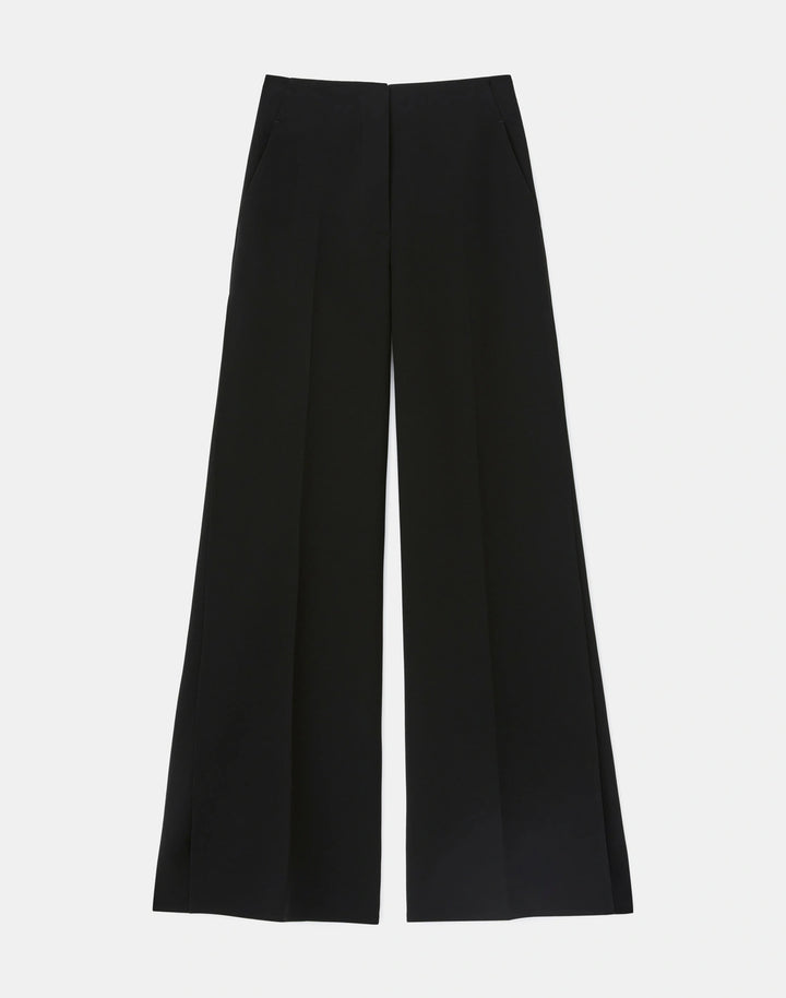 FINESSE CREPE FRANKLIN WIDE LEG ANKLE PANT - More Colors Available