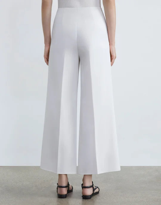 FINESSE CREPE FRANKLIN WIDE LEG ANKLE PANT - More Colors Available