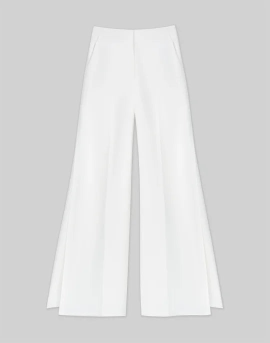FINESSE CREPE FRANKLIN WIDE LEG ANKLE PANT - More Colors Available