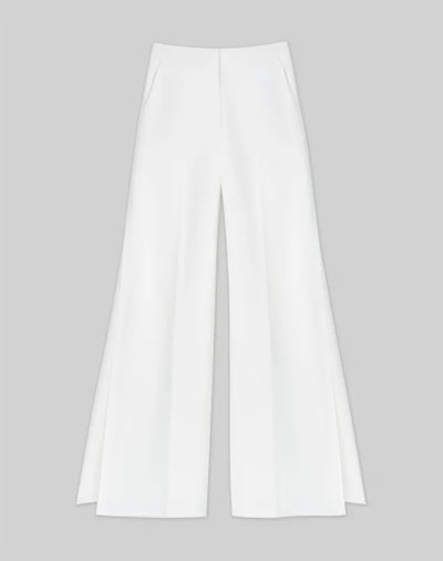 FINESSE CREPE FRANKLIN WIDE LEG ANKLE PANT - More Colors Available