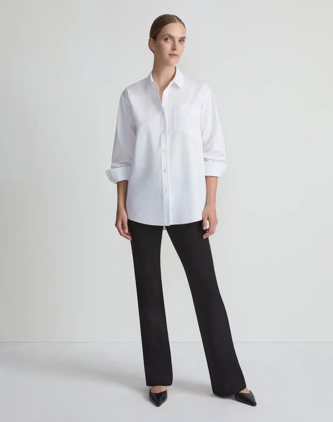 Regenerated Punto Milano Gates Flared Pant - Black
