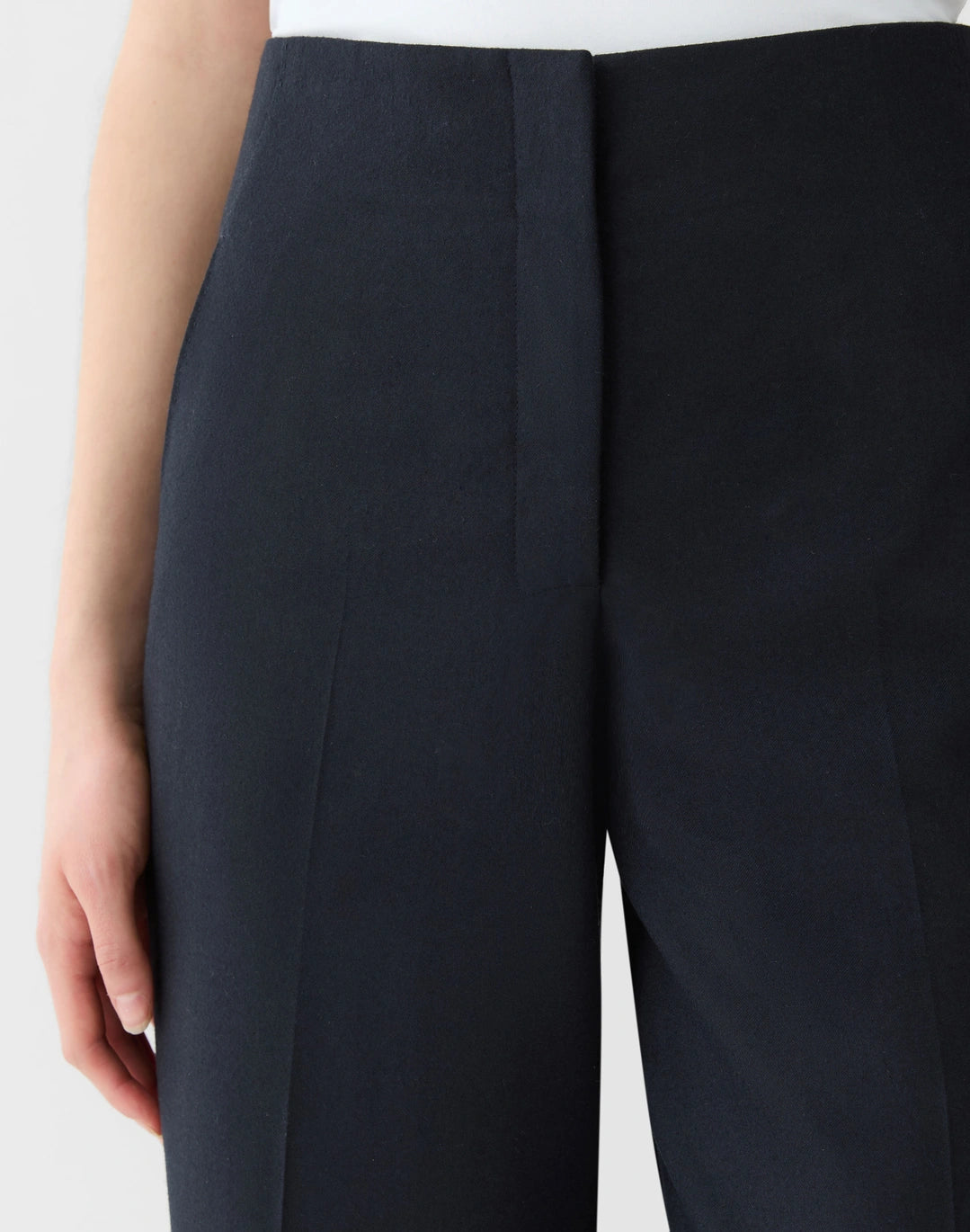Brushed Responsible Wool Thames Pant - Ink
