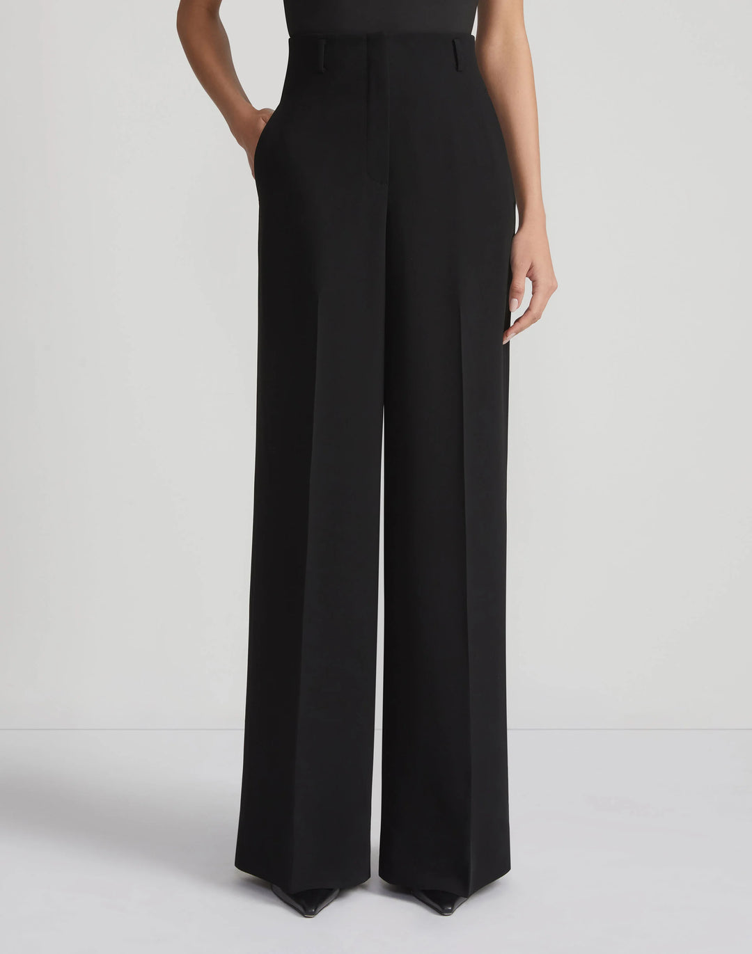 Responsible Finesse Crepe Thames Pant - Black