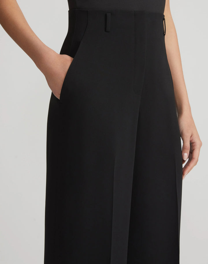 Responsible Finesse Crepe Thames Pant - Black