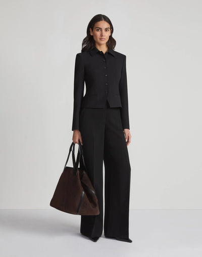 Responsible Finesse Crepe Thames Pant - Black