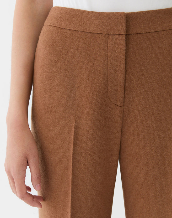 Camel Hair Lafayette Flare Pant - Camel