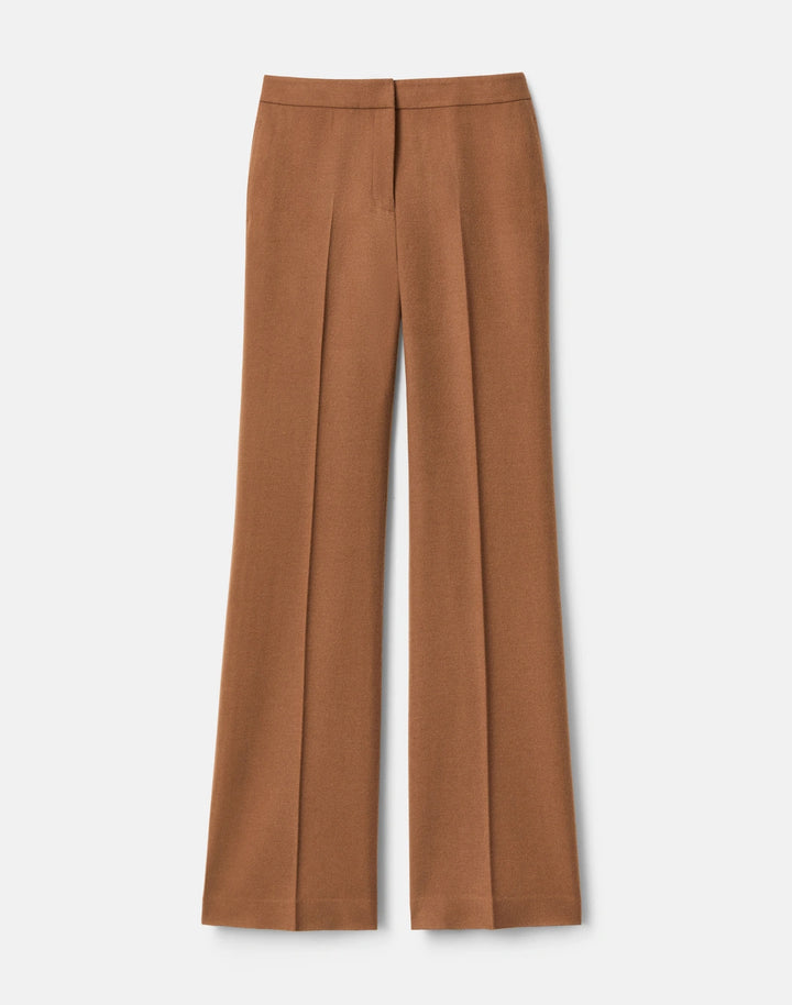Camel Hair Lafayette Flare Pant - Camel