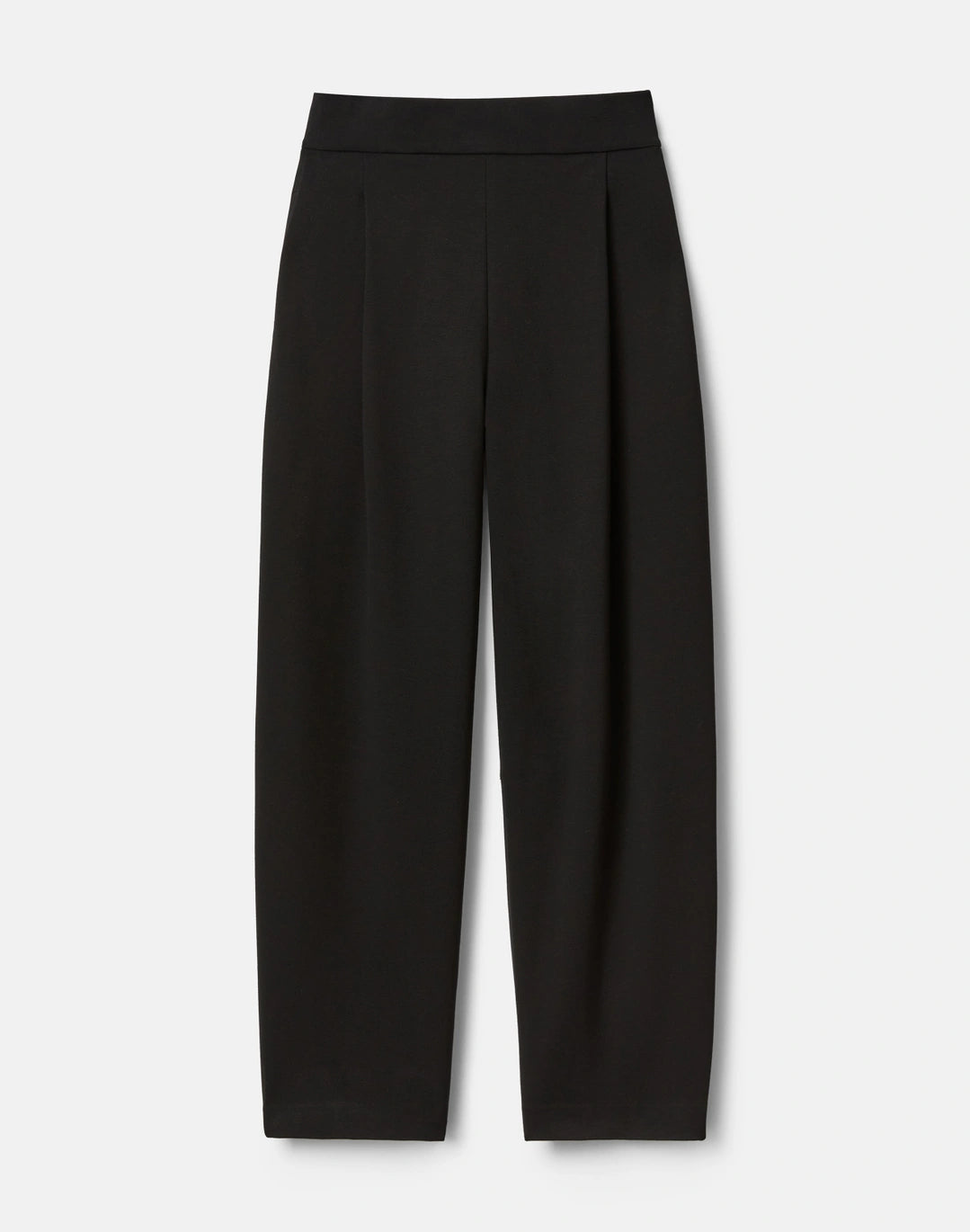 Punto Milano Walker Barrel Leg Ankle Pant - Black