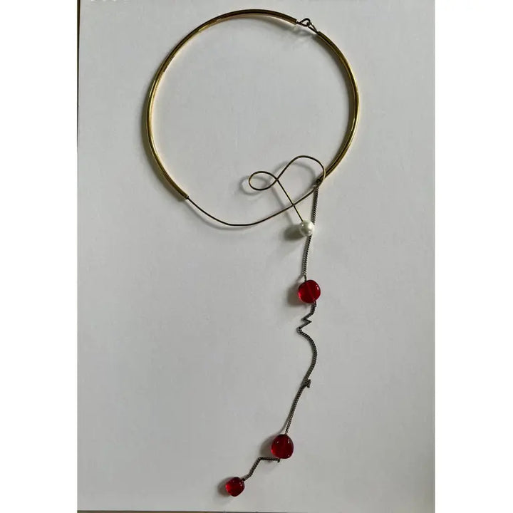 Statement Necklace - Red