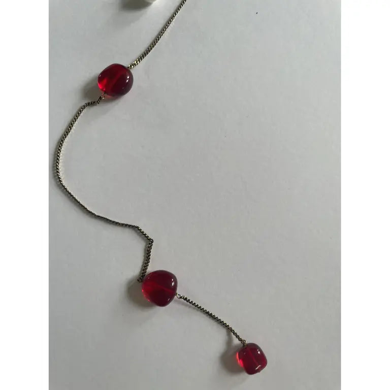 Statement Necklace - Red