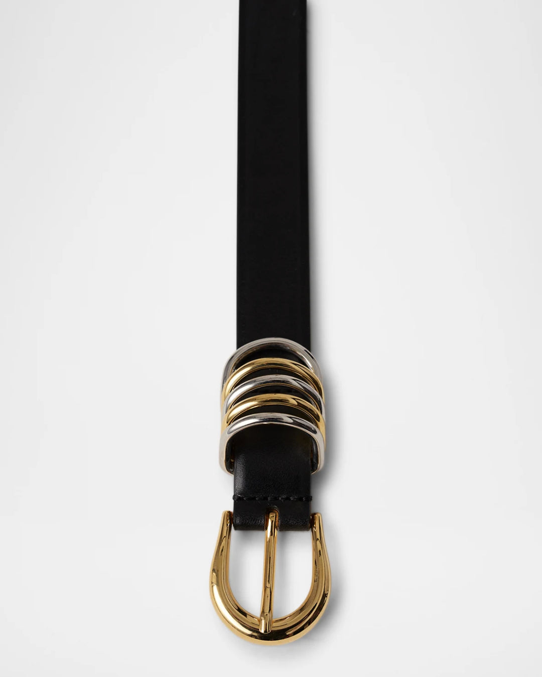 Constance Mixed Metal Belt - Black