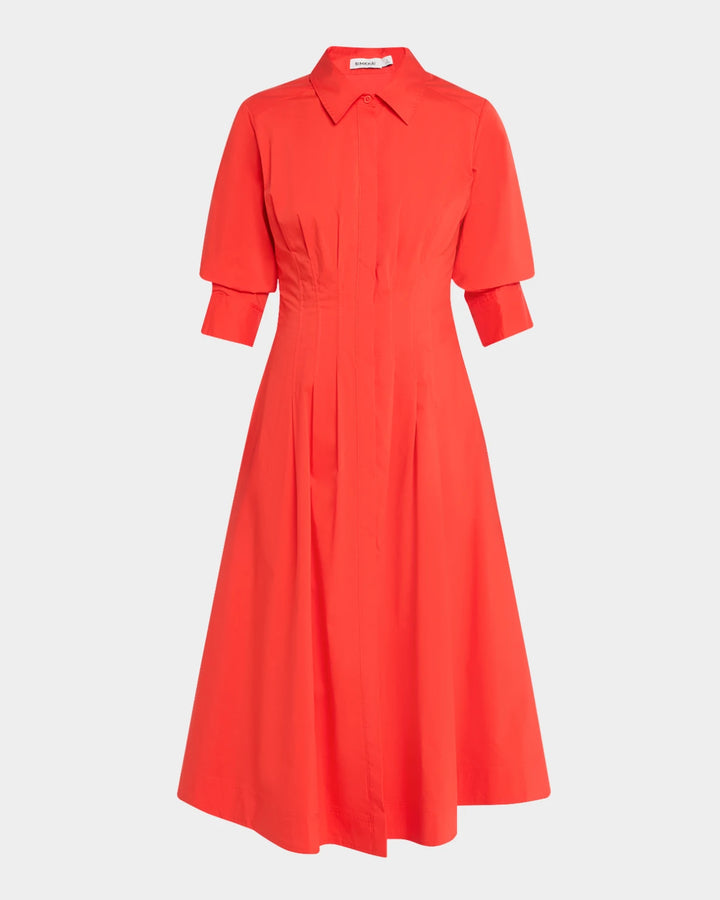 Jazz Pintuck Midi Dress - More Colors Available