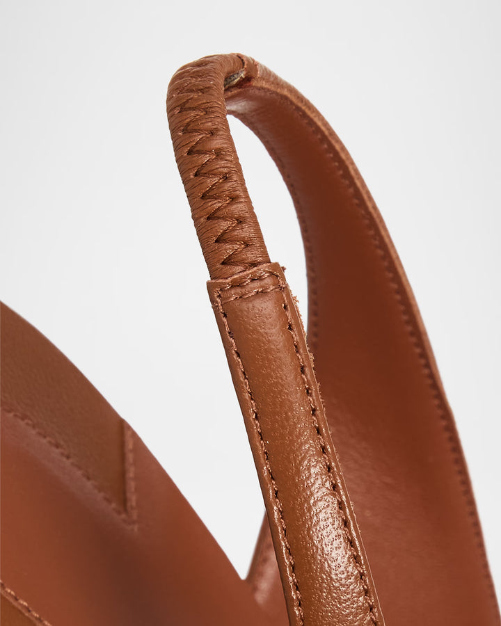 85mm Fannylove Leather Slingback Pumps