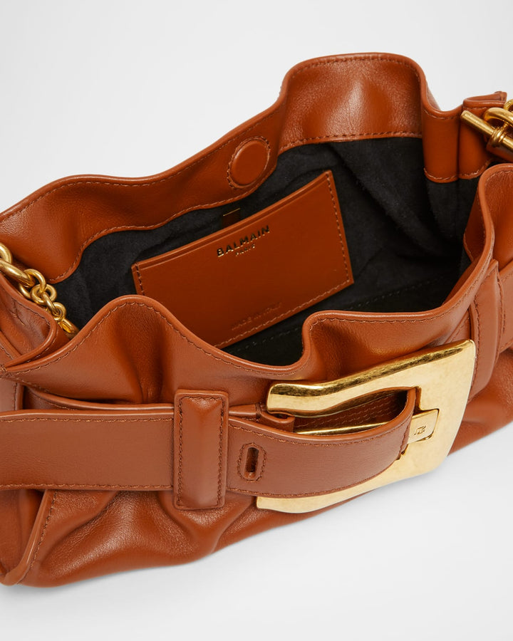 Anthem Leather Shoulder Bag - Tan