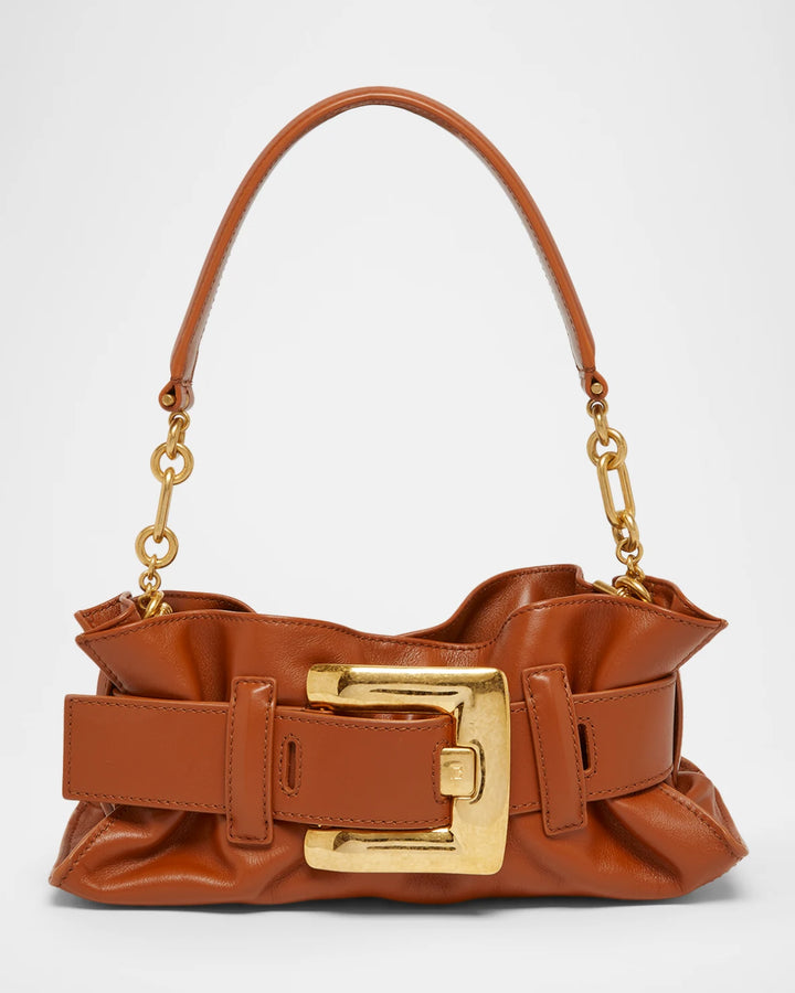 Anthem Leather Shoulder Bag - Tan