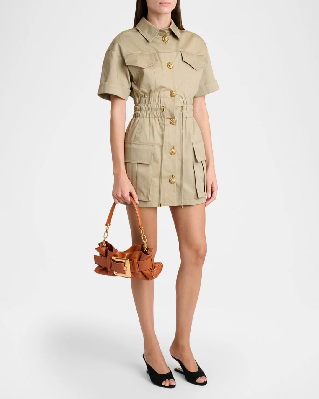 Anthem Leather Shoulder Bag - Tan