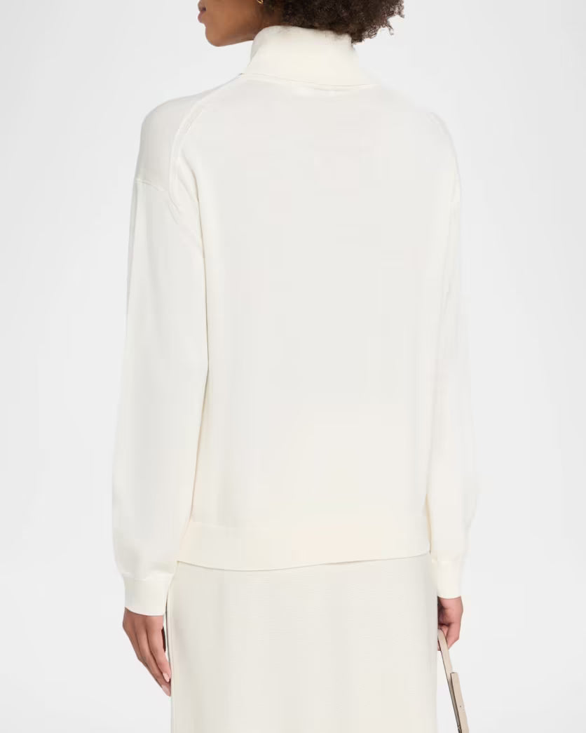 Aaliyah Long Sleeve Turtleneck - Ivory