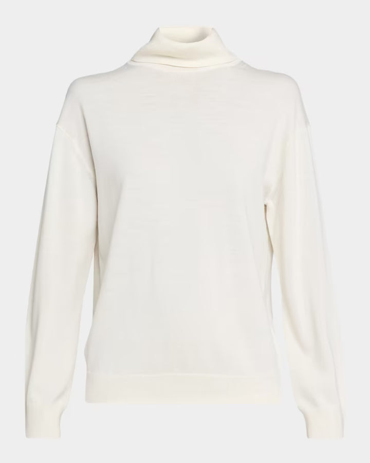 Aaliyah Long Sleeve Turtleneck - Ivory