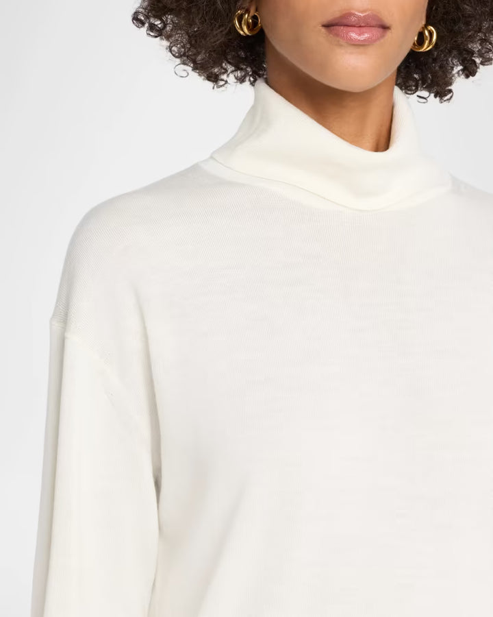 Aaliyah Long Sleeve Turtleneck - Ivory