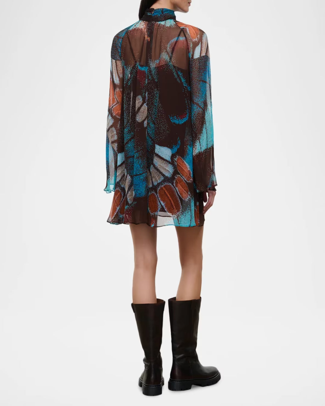 Ester Mini Dress - Blue Multi