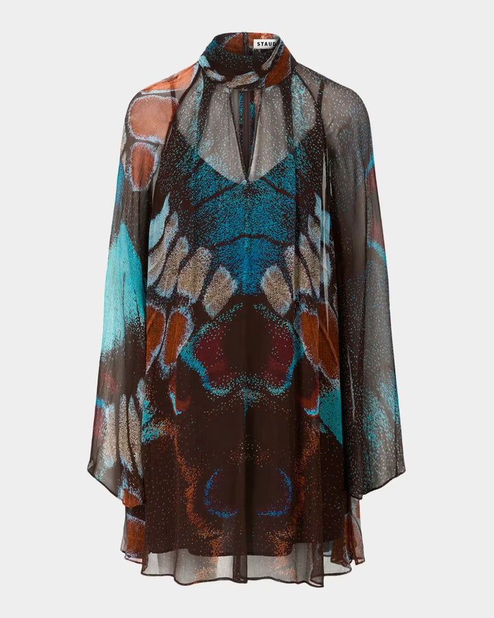 Ester Mini Dress - Blue Multi