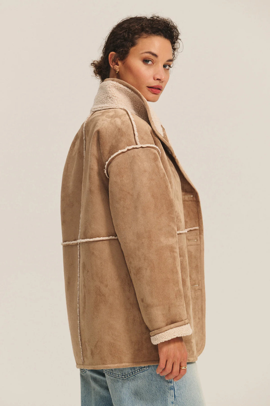 Shona Reversible Jacket - Ivory