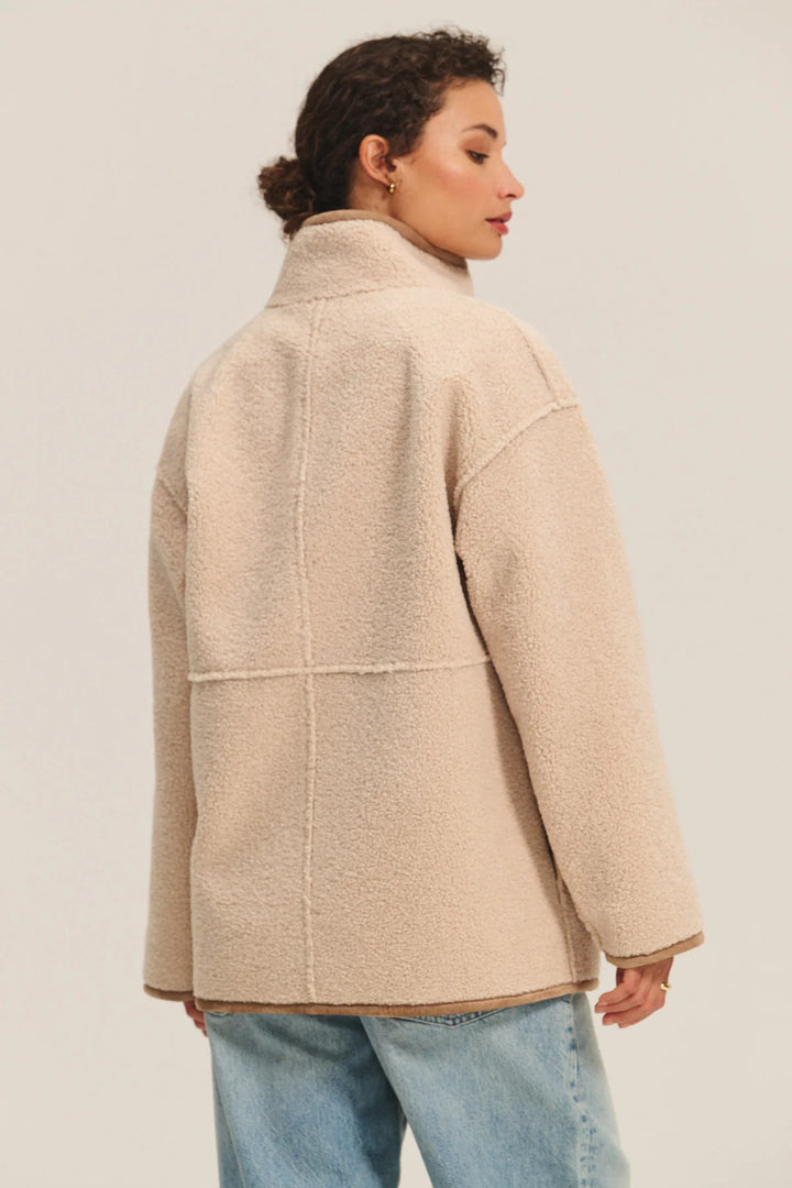 Shona Reversible Jacket - Ivory