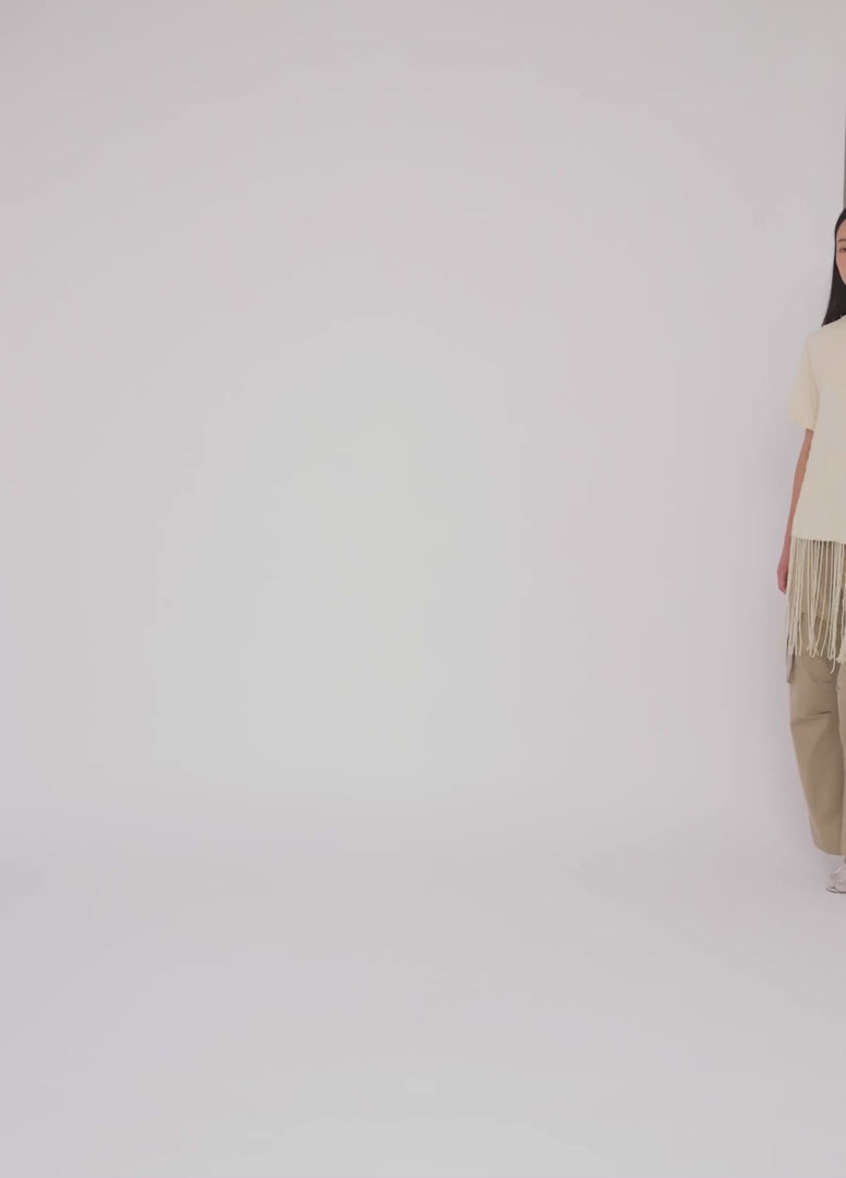 Carlotta Short Sleeve Top - Cream