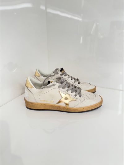 Ballstar Sneaker - White/Gold