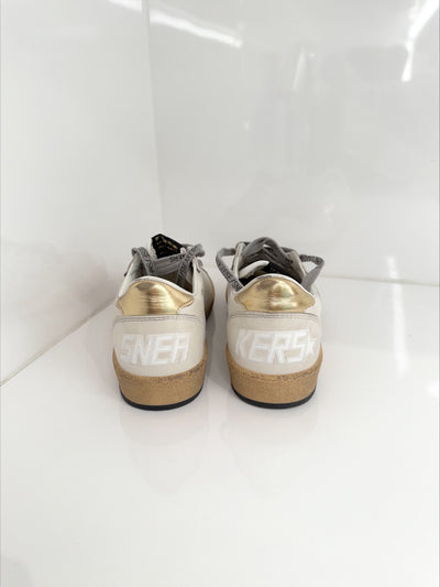 Ballstar Sneaker - White/Gold
