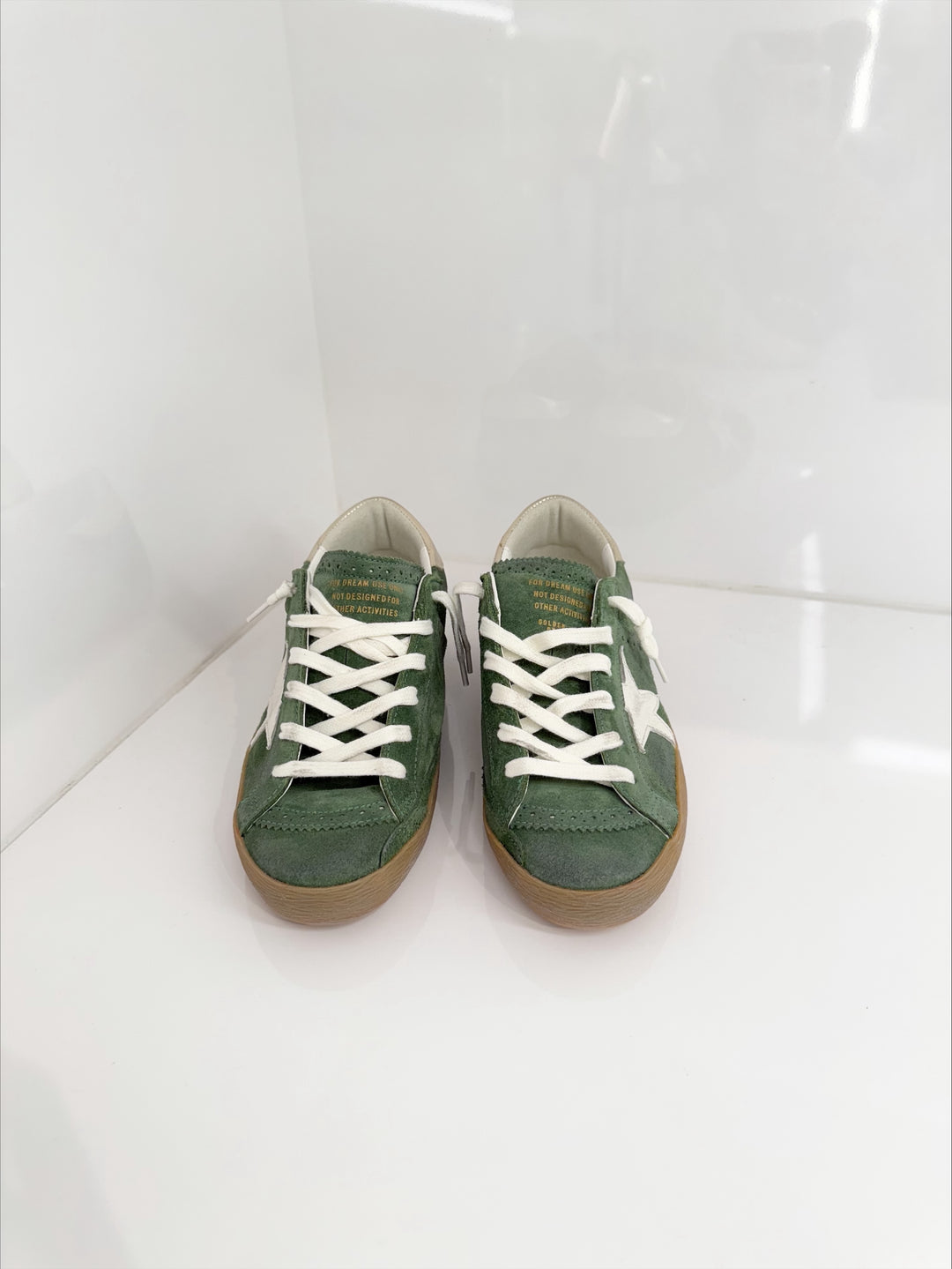 SUPERSTAR with SPUR - Olive Green/White
