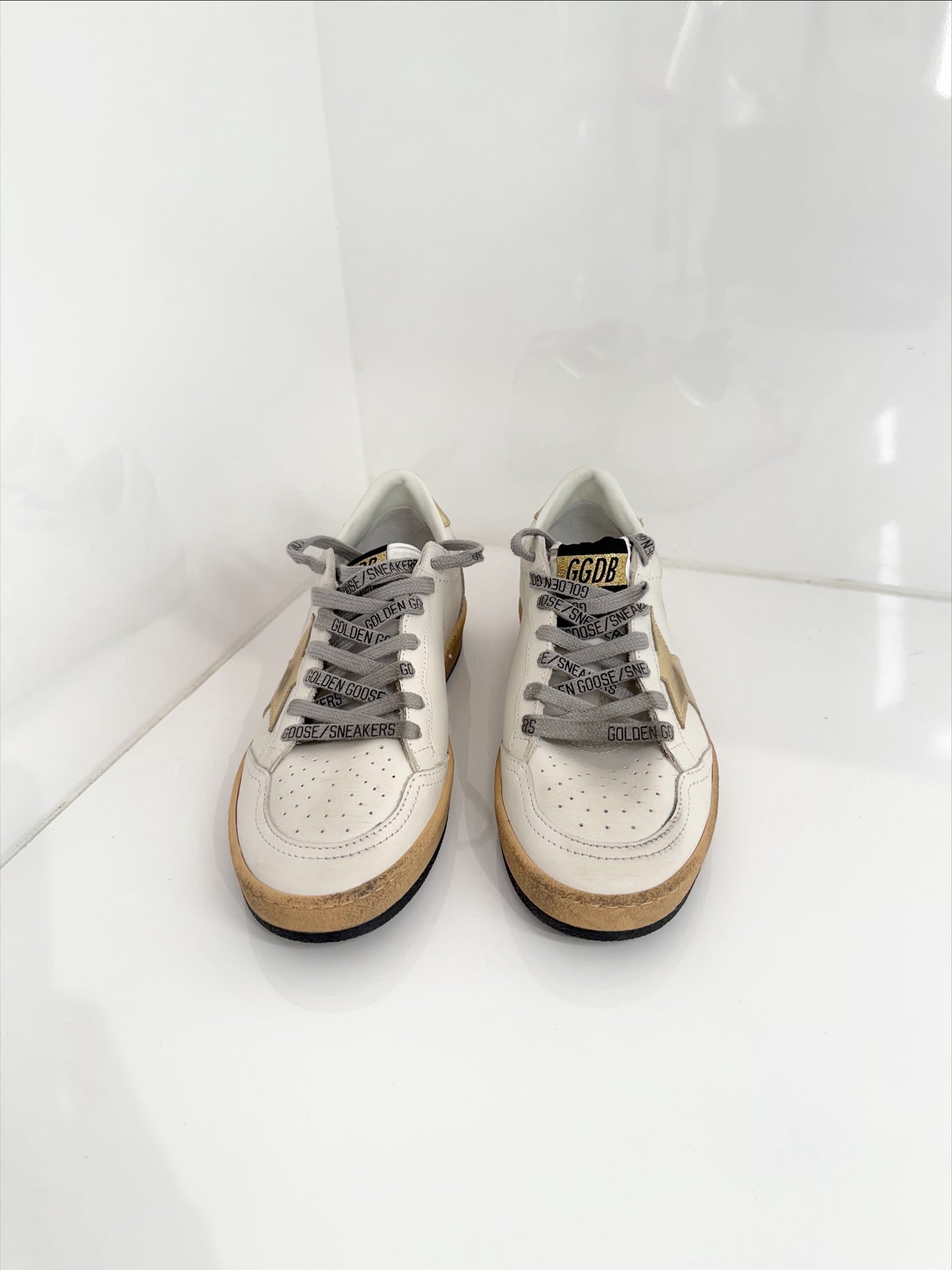 Ballstar Sneaker - White/Gold
