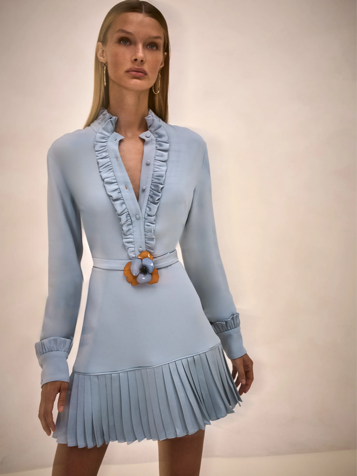 Romina Dress - Haze Blue