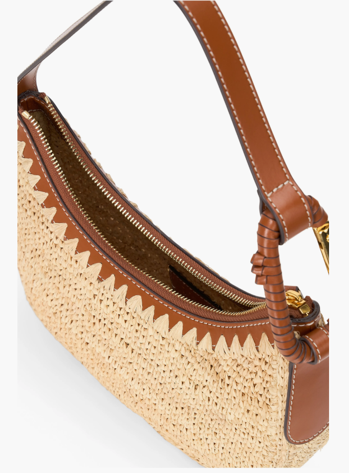 Alden Raffia Shoulder Bag - Raffia