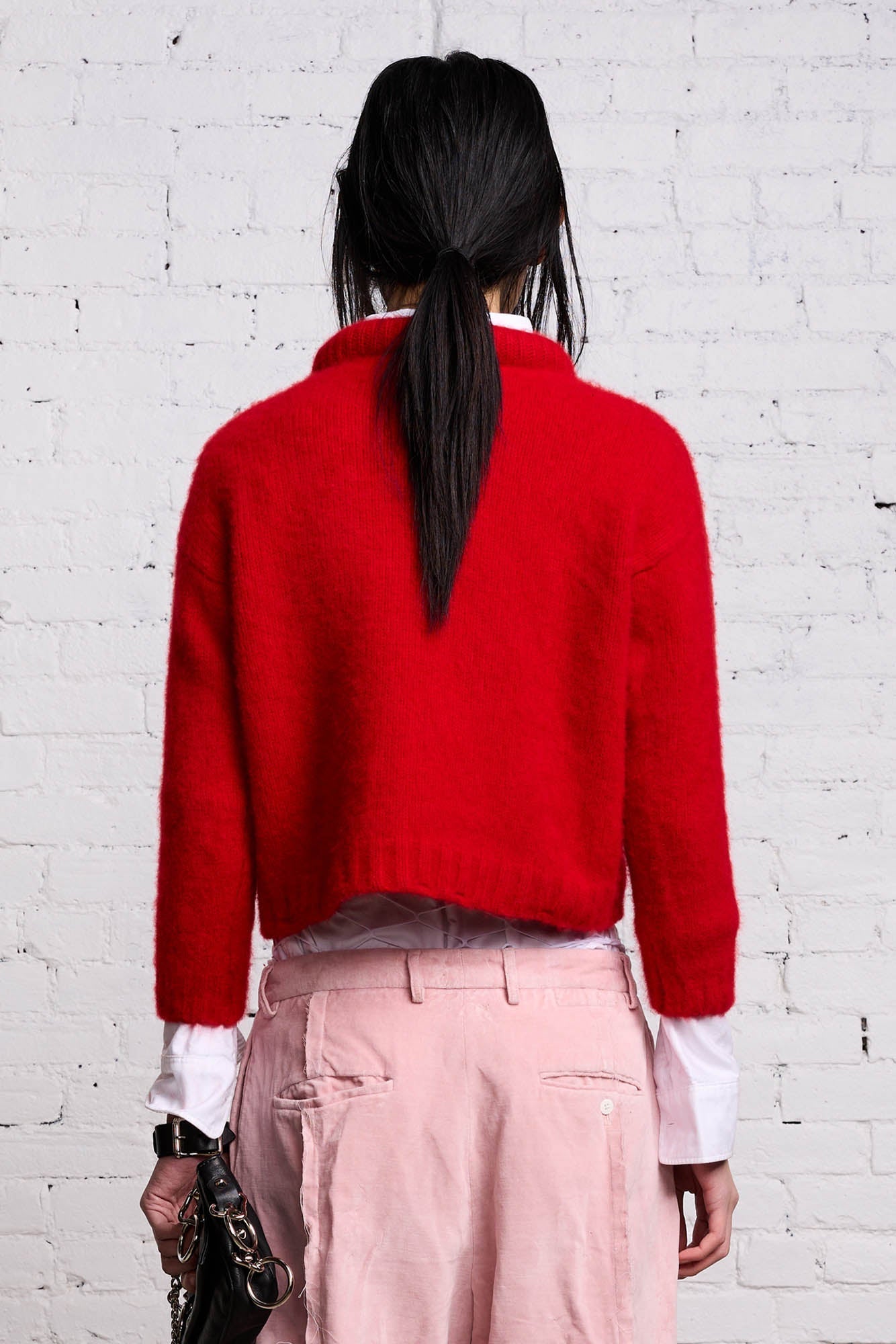 Shrunken Crewneck - Red