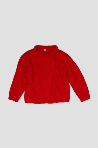 Shrunken Crewneck - Red