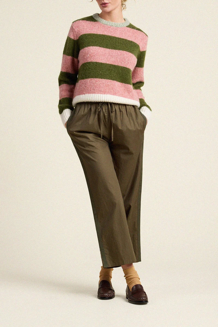Cleo Sweater - Pink Stripe