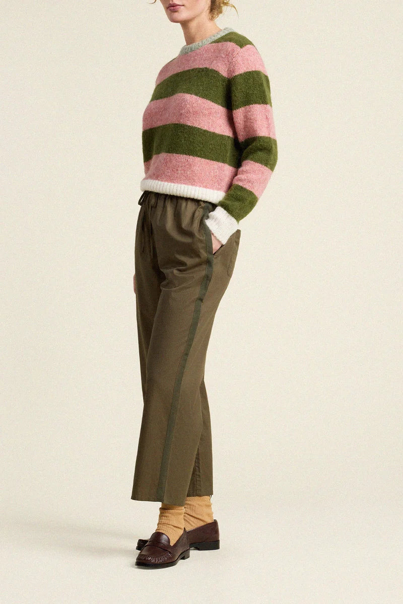 Cleo Sweater - Pink Stripe