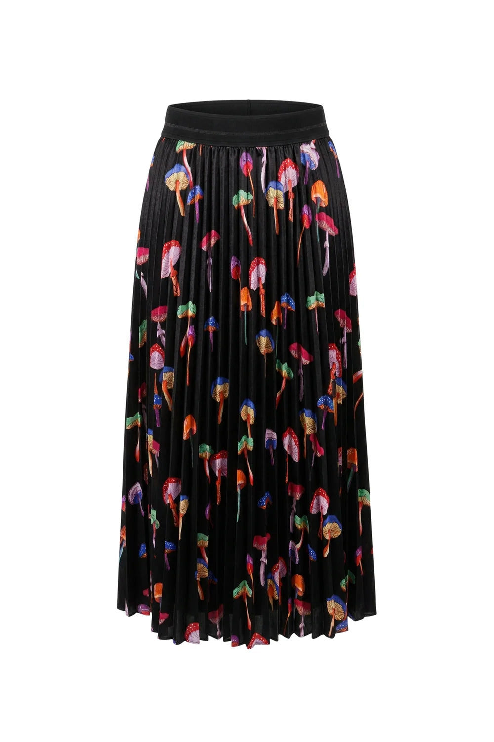 Magic Hour Pleated Skirt - Black Multi