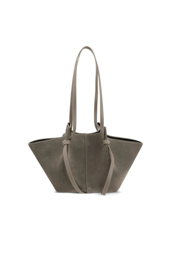 Suede Mochi Tote - Taupe